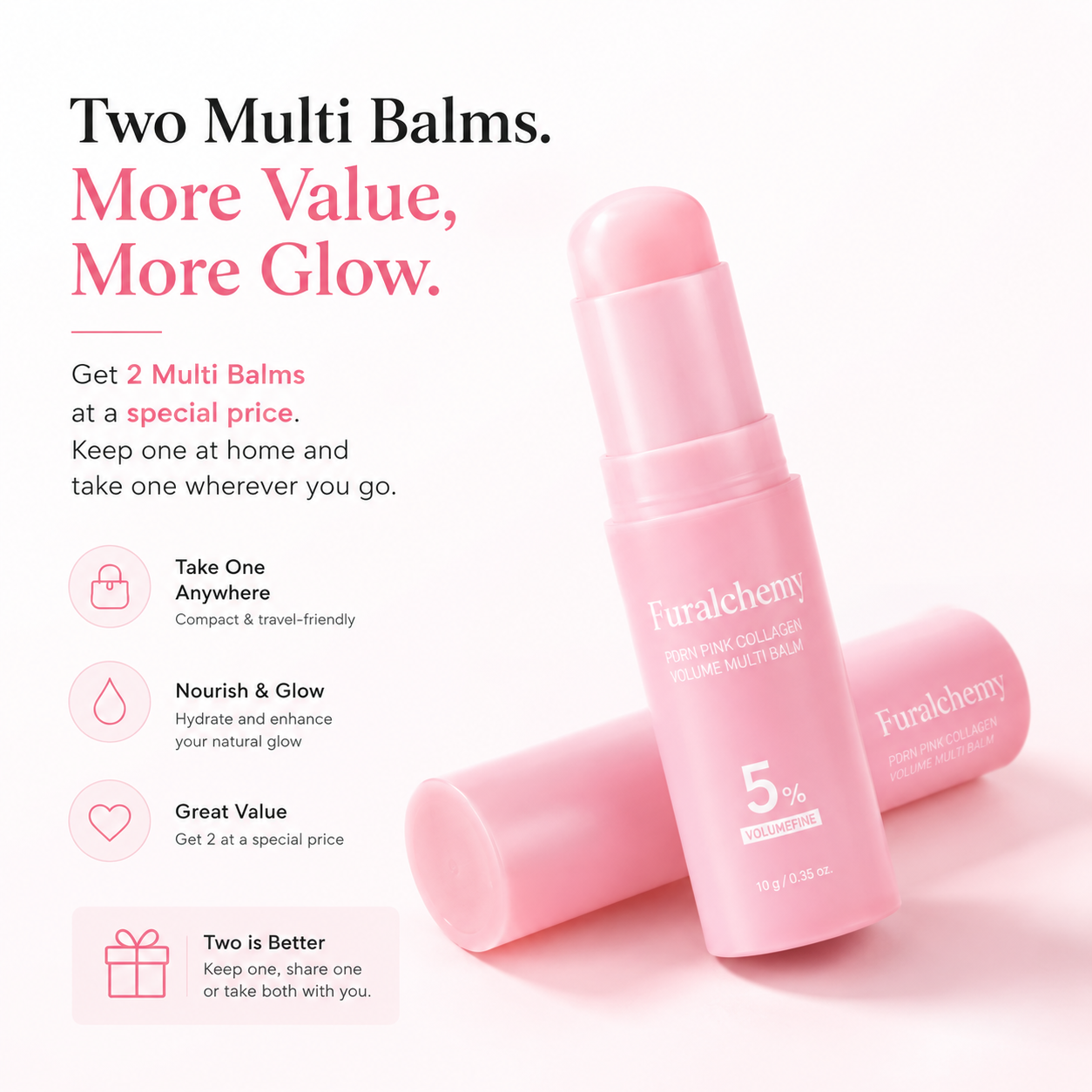 Furalchemy PDRN Pink Collagen Volume Multi Balm
